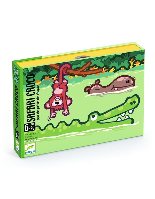 Jeu de prise de risque et de stratégie Safari Croco - Djeco | Veille sur toi