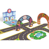 Giant Crazy Motors Circuit Puzzle - Puzzl'Up Giant City - Djeco
