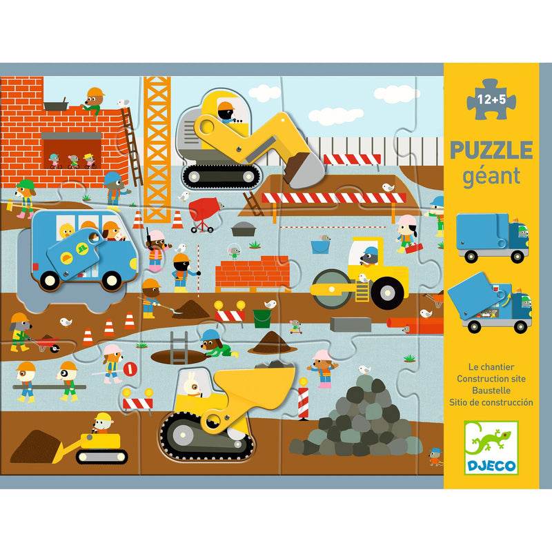 Casse-tête géant - Le chantier - Djeco