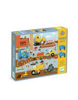 Casse-tête géant avec pièces qui bougent - Le chantier - Djeco | Veille sur toi
