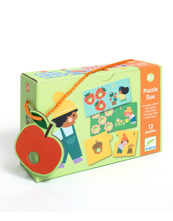 Casse-tête duo premiers chiffres pour enfant - Djeco | Veille sur toi