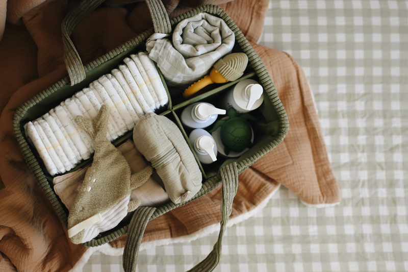 Panier organisateur de couches - Feuille - Minika