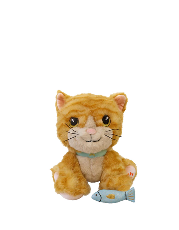 Peluche articulée avec bouche aimanté - Chat Dinkum Binx   Olli Ella | Veille sur toi