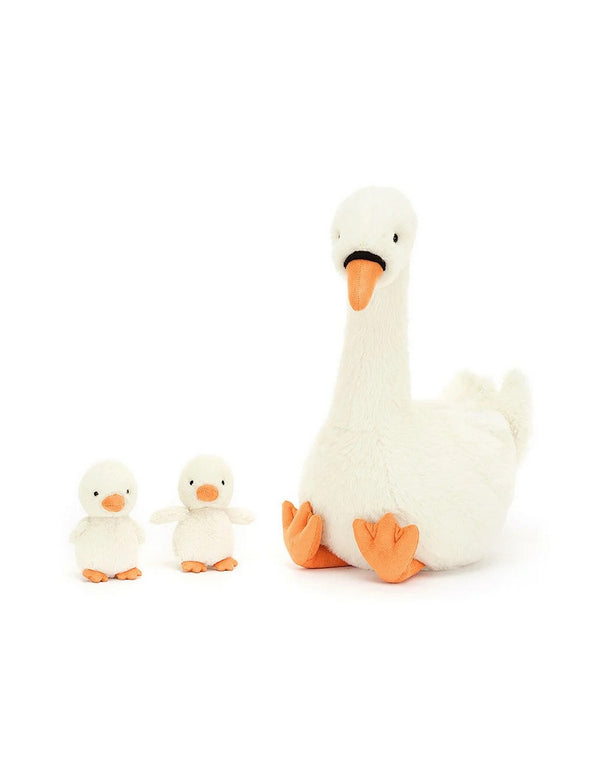 Peluche - Cygne et ses petits - Featherful Swan - Jellycat