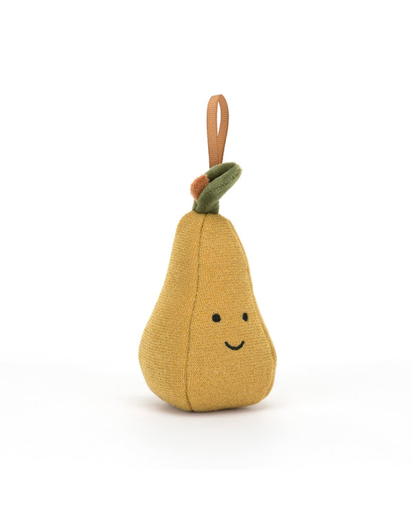 Peluche -Ornement poire festive - Festive Folly Pear - Jellycat