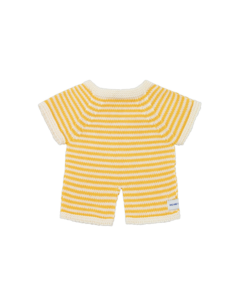 Vêtement pour Bébé Gommu - One piece jaune et crème - We are Gommu