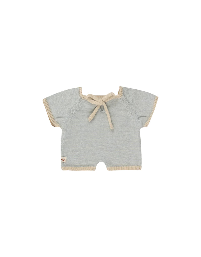 Vêtements pour poupée Gommu - Combinaison courte rayures bleu ciel - We are Gommu