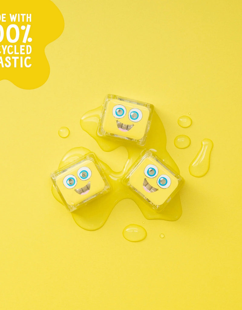 Cube lumineux jaune - Alex - Glo Pals
