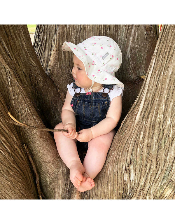 Chapeau floppy en coton - Cerise - Jan & Jul