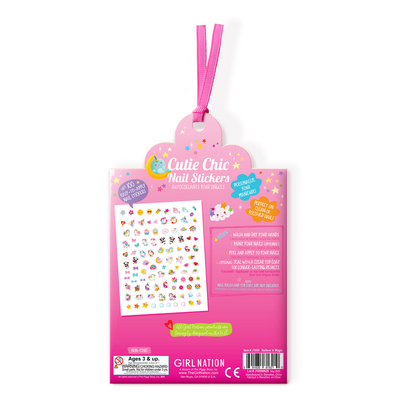 Autocollants pour ongles - Crois en la magie - Girl Nation