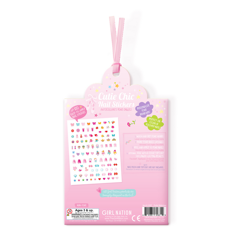 Autocollants pour ongles - Jolies ballerines - Girl Nation