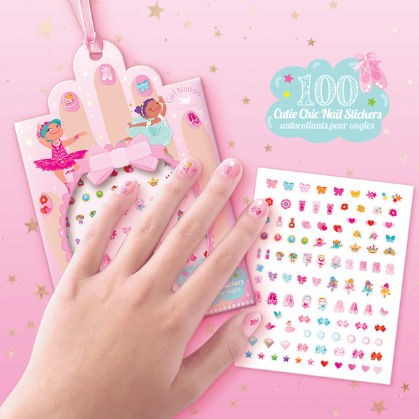 Autocollants pour ongles - Jolies ballerines - Girl Nation