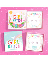 Sterling Silver Earrings - Pink Hearts - Girl Nation