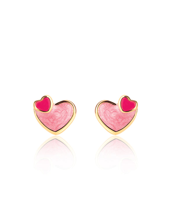 Boucles d'oreilles coeur de mon coeur - Girl Nation | Veille sur toi