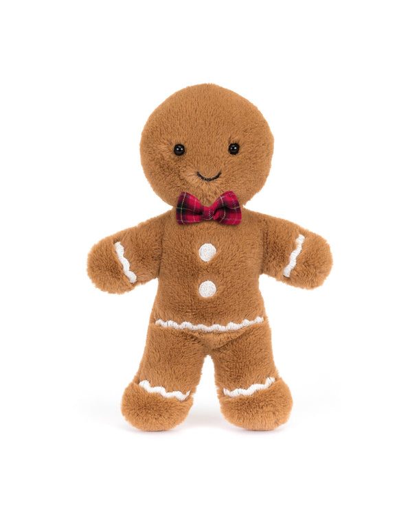 Peluche - Fred le bonhomme de pain d'épices - Petit - Jolly Gingerbread Fred - Original - Jellycat