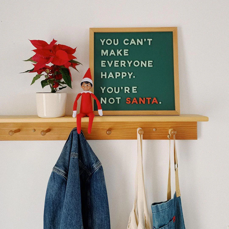 Magnetic Chalk Board - Green - The Type Set Co.