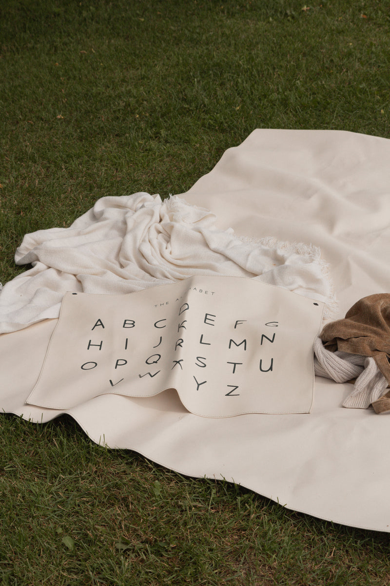 Vegan Leather Poster - Alphabet - KAM