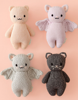 Peluche - Bébé chauve-souris grise 7"- Cuddle + kind