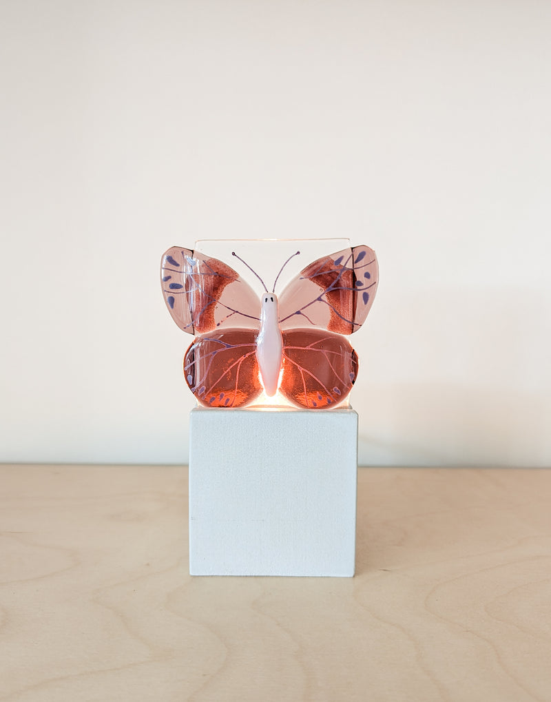 Table lamp - Pink Butterfly - Veille sur toi