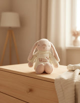 Peluche Pénélope avec chandail brodé Rêvons grand - Veille sur toi