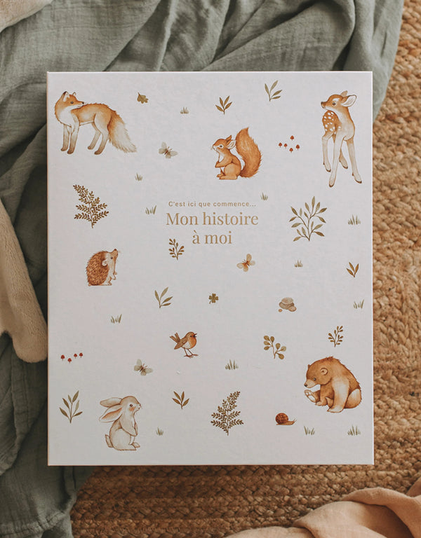 Livre de bébé - Album pour enfant Mon histoire à moi - Le petit tableau noir | Veille sur toi