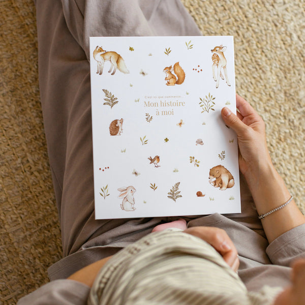 Livre de bébé - Animal douceur - Le petit tableau noir