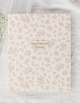 Livre de bébé - Album pour enfants Mon histoire à moi - Fleurs pastel - Le petit tableau noir | Veille sur toi