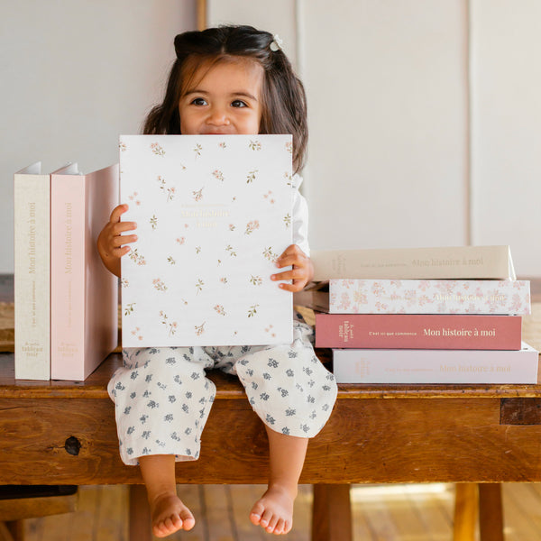 Livre de bébé - Rose - Le petit tableau noir