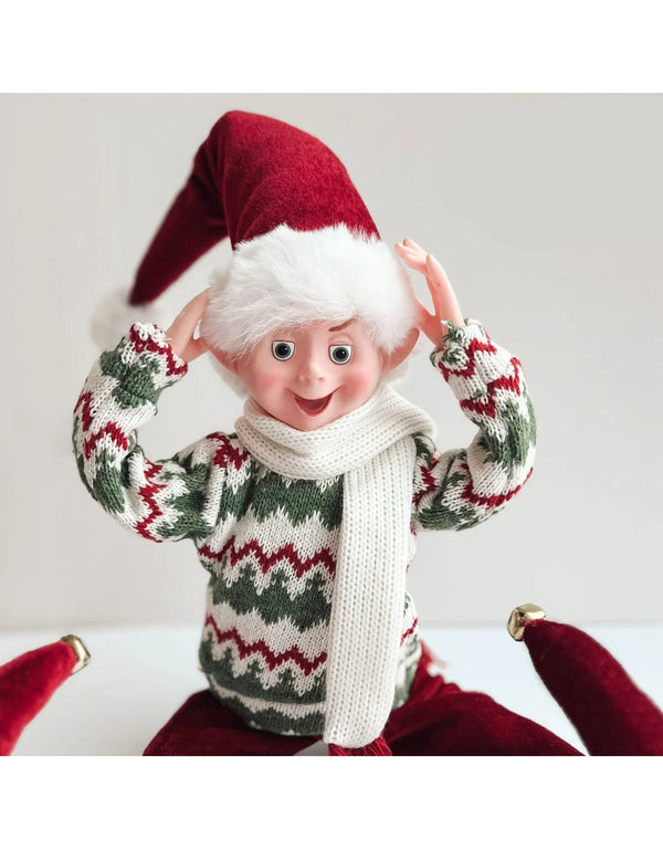 Poupée lutin coquin positionable - Lutin A garçon - Bajoue | Veille sur toi