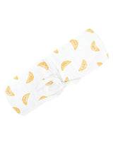 Cotton Muslin Swaddle Blanket - Croissants - Perlimpinpin