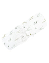Cotton Muslin Swaddle Blanket - Leaves - Perlimpinpin