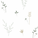 Cotton Muslin Swaddle Blanket - Leaves - Perlimpinpin