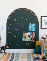 Tableau magnétique autocollant et effaçable - Vert - The Type Set Co. | Veille sur toi