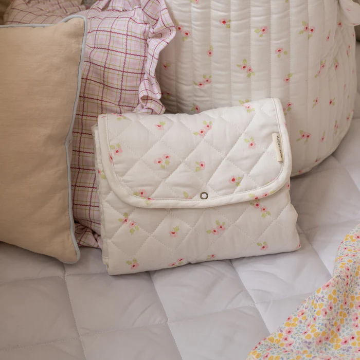 Travel Baby Changing Mat - Anemone - Avery Row