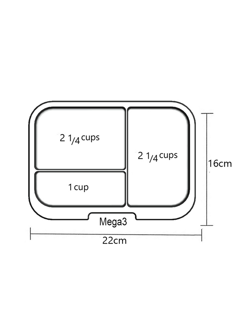 Boîte Bento - Mega3 - Munchbox