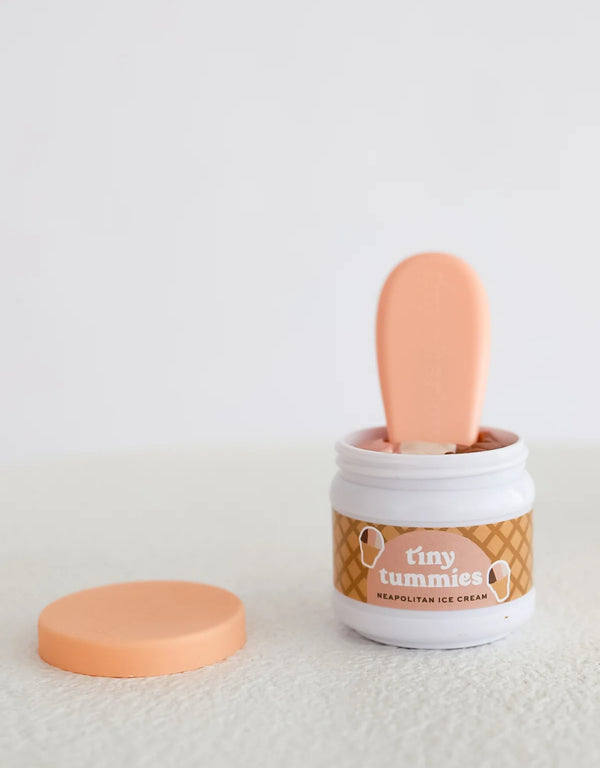 Ensemble de nourriture pour poupée - crème glacée napolitaine - Tiny Harlow | Veille sur toi