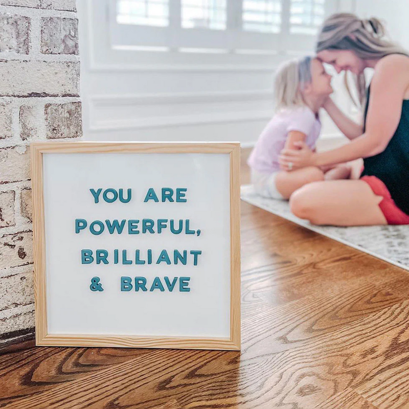 Magnetic Whiteboard - White - The Type Set Co.