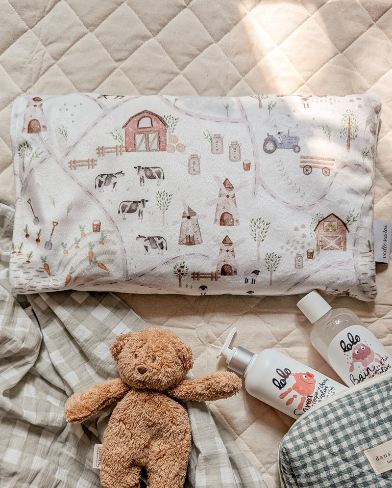Taie d'oreiller pour enfant - La ferme de Gédéon - Veille sur toi