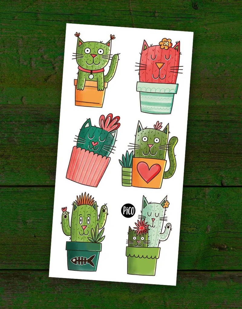 Tatouage - Les chats-cactus - Pico