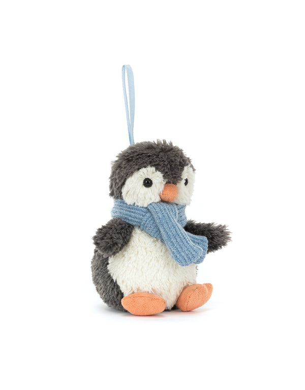 Peluche - Ornement Pinguoin Peanut d'hiver - Peanut Penguin Decoration - Jellycat