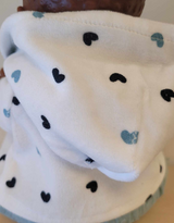 GORDIS DOLL CLOTHES - BLUE ROMPER AND WHITE JACKET WITH DOTS - PAOLA REINA