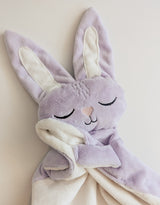 Doudou Lapine - Marguerite lilas endormie - Veille sur toi