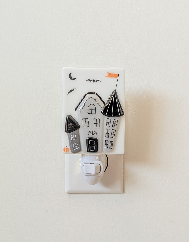 Veilleuse Halloween - Manoir hanté - Veille sur toi