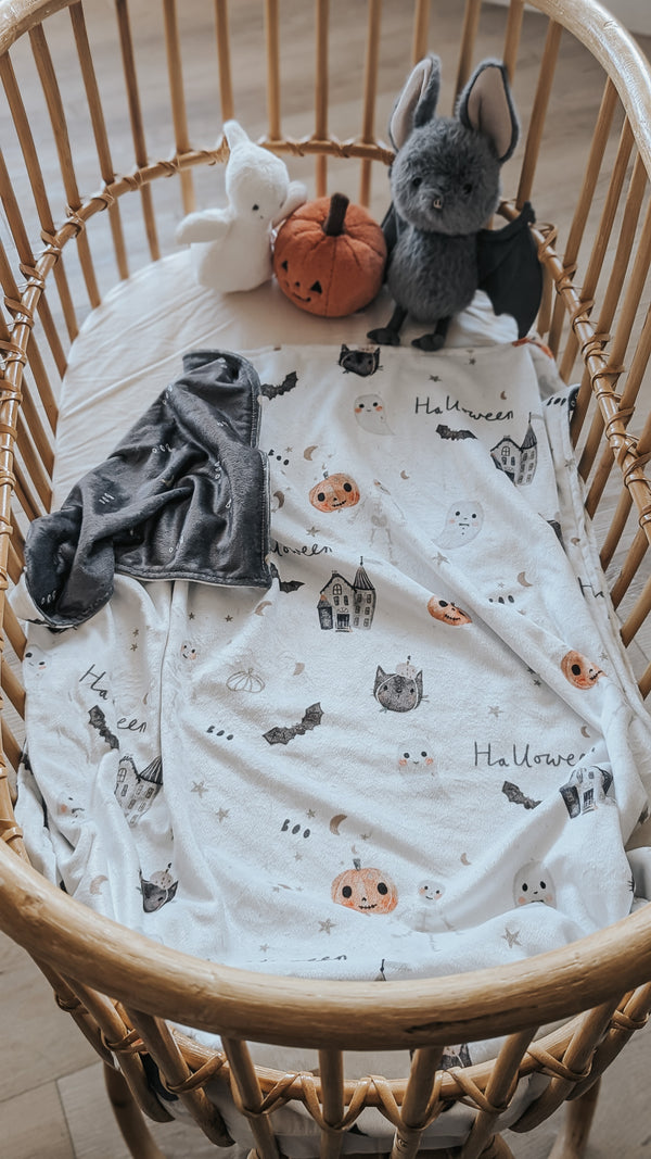 Ma p'tite couverte - Halloween - Veille sur toi