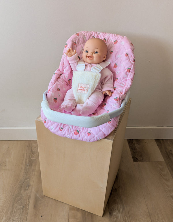 Coquille pour poupée - fraises - Tiny Harlow