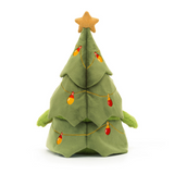 Peluche - Grenouille Ricky en sapin de Noël - Jellycat