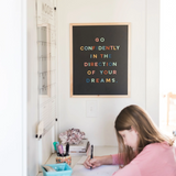 Set of 200 Magnetic Letter and Number - Rainbow Dream - The Type Set Co.