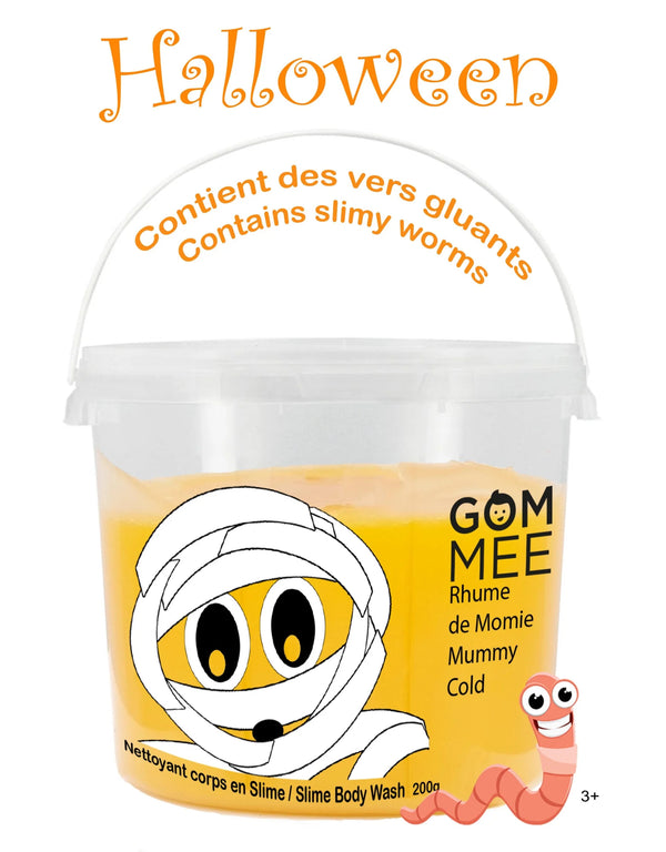Seau de slime nettoyant pour le corps - rhume de momie - gom.mee | Veille sur toi