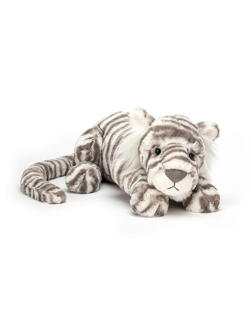 Peluche ultra douce de tigre des neiges Sacha - Jellycat | Veille sur toi