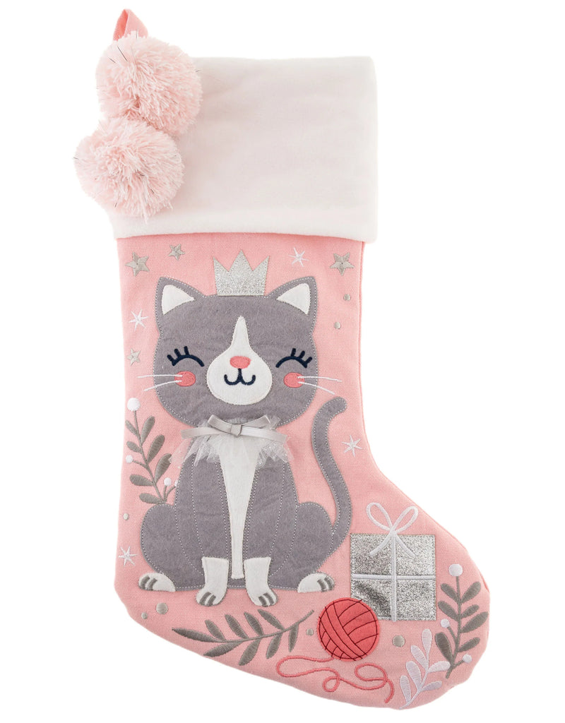 Bas de Noël à suspendre avec motifs de chat - Stephen Joseph | Veille sur toi